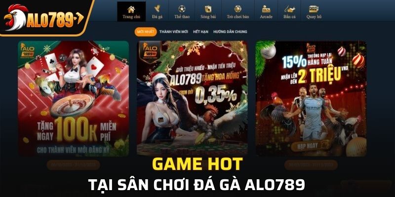 Game hot tại sân chơi đá gà Alo789